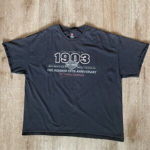 Bikercore Harley-Davidson  Men’s 1903 Anniversary Tee - Black size XXL